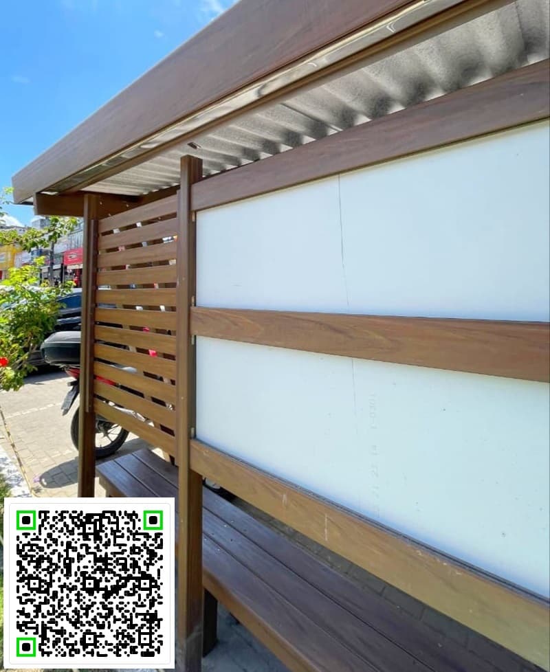 Proyecto premium en madera plástica